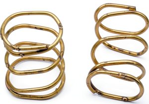 Parking Brake Strut Spring PartCatalog Steel Rear-0