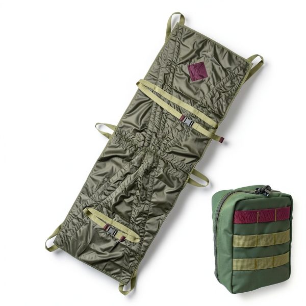 Derby Tactical Rescue Stretcher Duty Folding Litter with MOLLE Bag-0