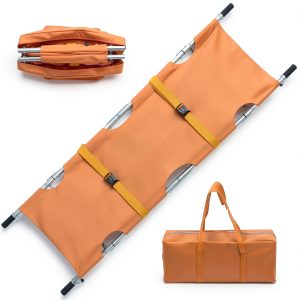 Foldable Emergency Medical Stretcher Primacare Alloy Carry Bag-0