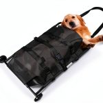 Pet Transport Stretcher HABEWLU 45x22in 250lb Noiseless Wheels-0