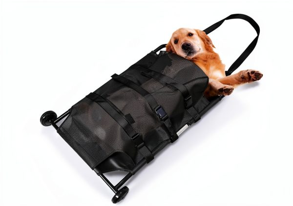 Pet Transport Stretcher HABEWLU 45x22in 250lb Noiseless Wheels-0