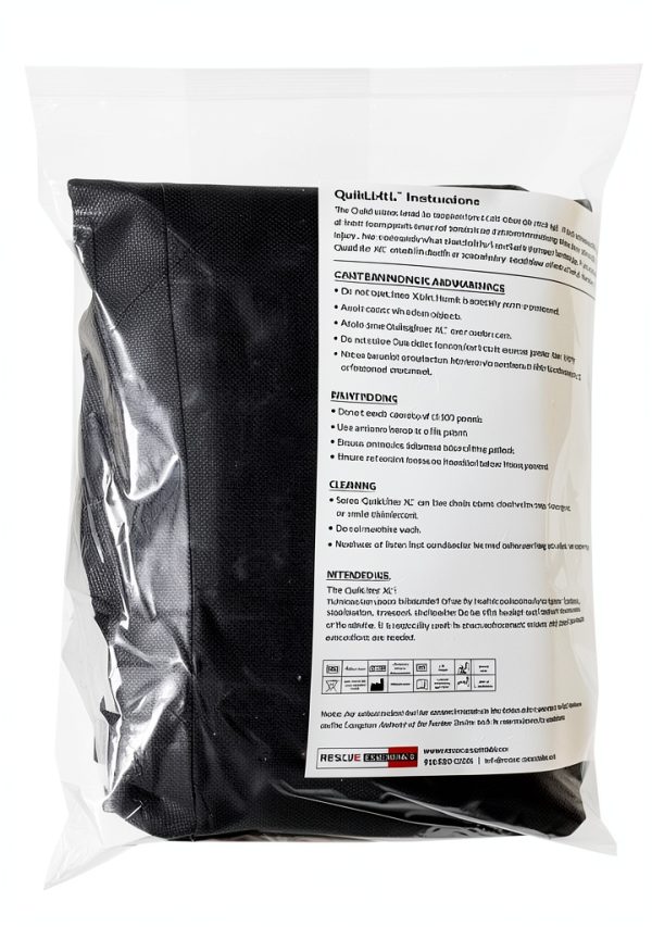 Rescue Essentials Quiklitter XL 1000 lb Capacity Black Nylon Handles-6
