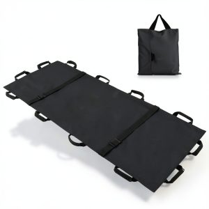 BOTUWASE Transport Stretcher 400lb 12-Rubber Handles & Carry Bag Black-0