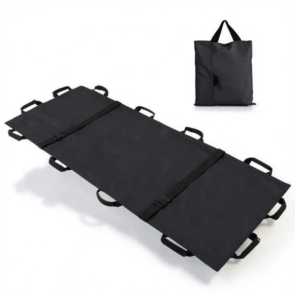BOTUWASE Transport Stretcher 400lb 12-Rubber Handles & Carry Bag Black-0