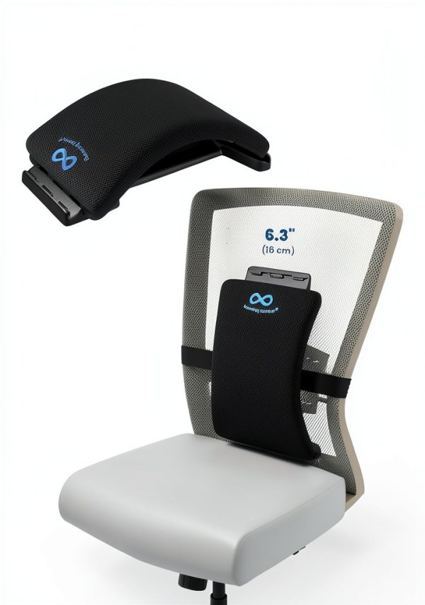 Everlasting Comfort Lumbar Support Board Back Stretcher for Lower Pain Relief - Adjustable Spine Decompression with 88 Acupressure Nodes - Back Cracking Device with Chair Strap for Posture Correction-8