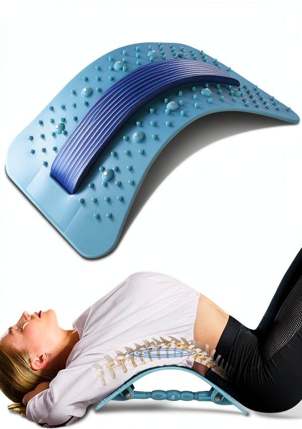 Back Stretcher Yetulike Lumbar Board with Magnet Support Blue-0