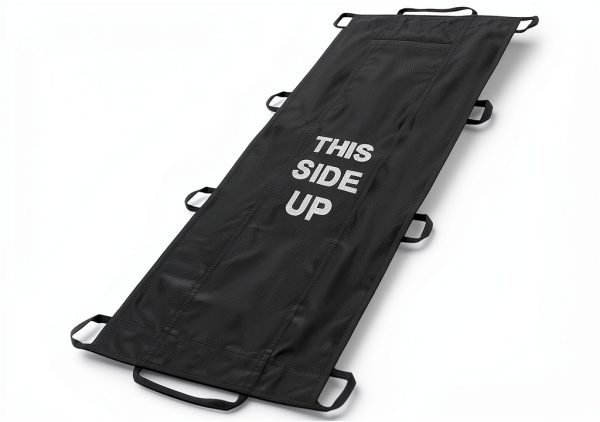 The Original Rescue Essentials Brand QuikLitter, Black Nylon Handles, Non-Woven Fabric, 500 Lb Rated, Low Cost, Disposable for Patient Transfer, Casualty Evacuation-0