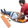 Spine Board Stretcher HUDABAIDI Foldable Orange 73x19.5in-2