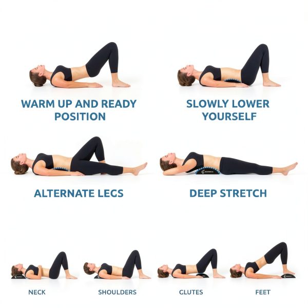 Lower Back Pain Relief Stretcher SOLIDBACK EVA Foam Support Model SB01-4