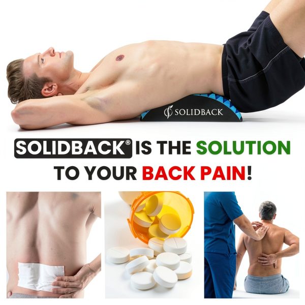 Lower Back Pain Relief Stretcher SOLIDBACK EVA Foam Support Model SB01-1