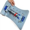Back Stretcher Yetulike Lumbar Board with Magnet Support Blue-5