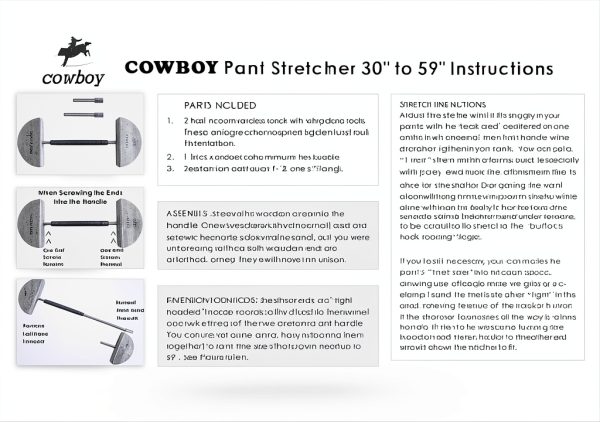 RadBizz Pant Stretcher - 30" to 59" - Heavy Duty - Instant and Long-Term Stretch-2
