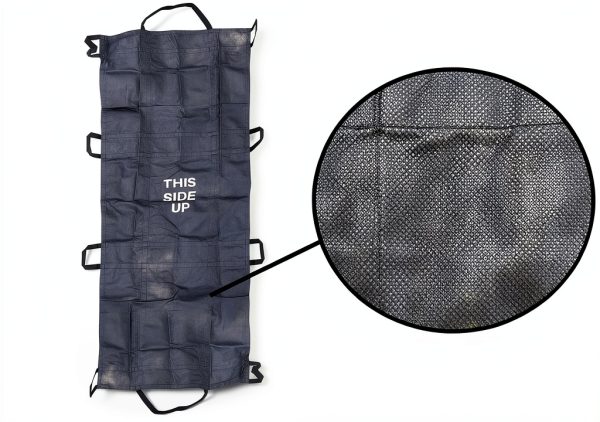 The Original Rescue Essentials Brand QuikLitter, Black Nylon Handles, Non-Woven Fabric, 500 Lb Rated, Low Cost, Disposable for Patient Transfer, Casualty Evacuation-2